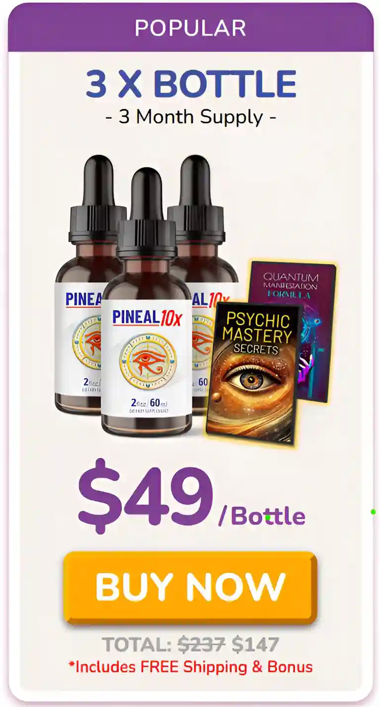 Pineal 10x- 3 bottle pricing